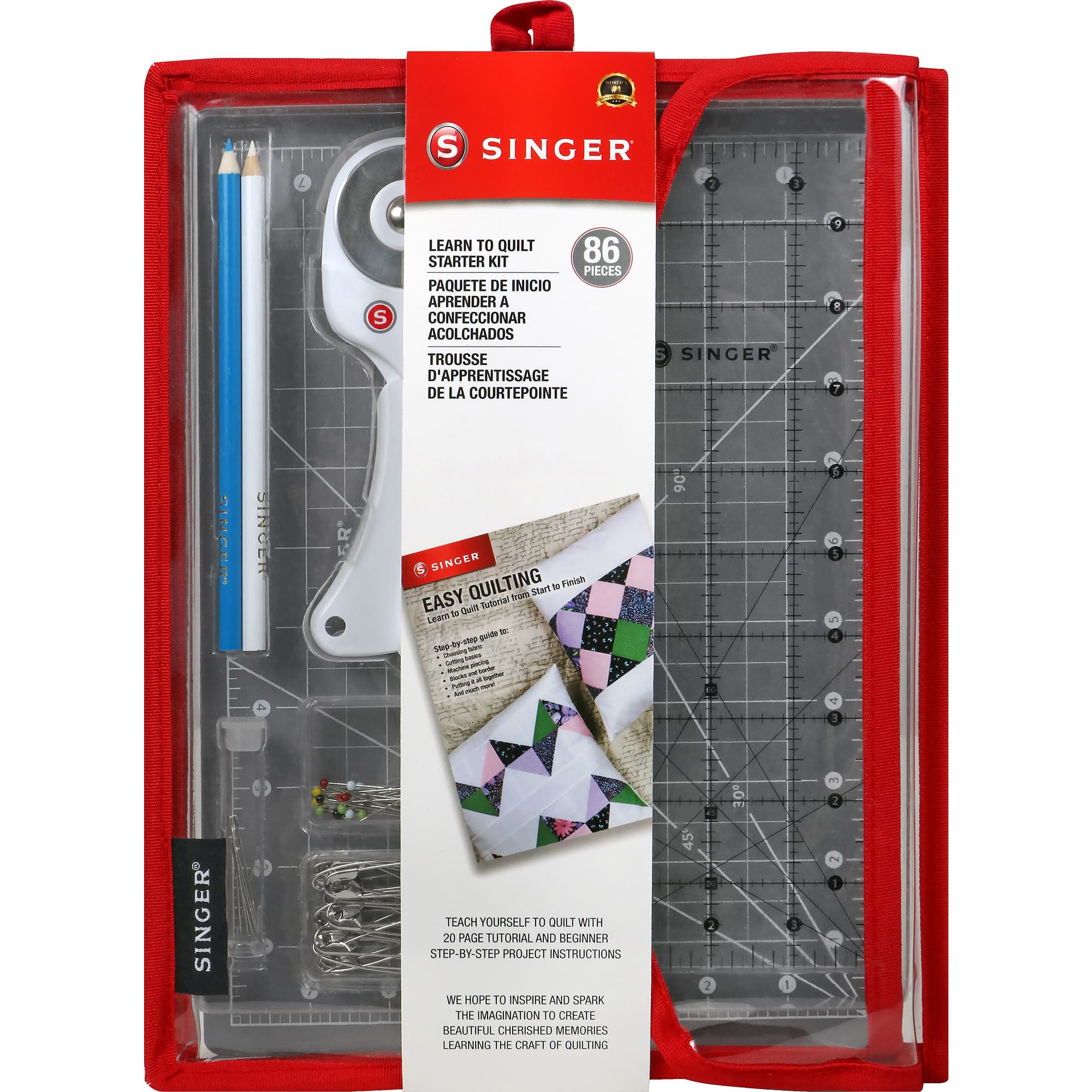 SINGER® Learn to Quilt Sewing Kit